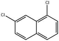 1,7-ジクロロナフタレン 化学構造式