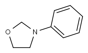 3-Phenyloxazolidine 结构式