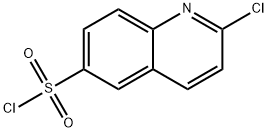 2-クロロキノリン-6-スルホニルクロリド 化学構造式
