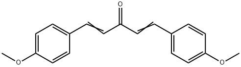 双(4-甲氧亚苄基)丙酮, 2051-07-2, 结构式