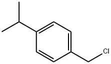 4-イソプロピルベンジル  クロリド 化学構造式