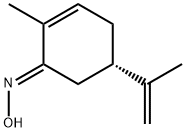 [S-(E)]-2-methyl-5-(1-methylvinyl)cyclohex-2-en-1-one oxime Structure