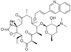 赛红霉素,205110-48-1,结构式