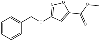 3-BENZYLOXYISOXAZOLE-5-CARBOXYLIC ACID METHYL ESTER Structure