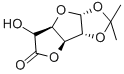 D-葡糖醛酸-gamma-内酯丙酮,20513-98-8,结构式