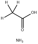 乙酸铵-D3 结构式