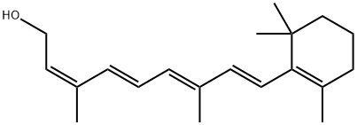 13-顺式视黄醇 结构式