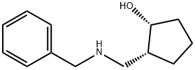 CIS-2-ベンジルアミノメチル-1-シクロペンタノール塩酸塩 化学構造式