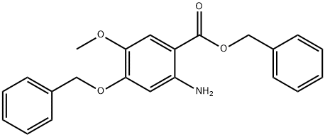Benzyl 2-amino-4-(benzyloxy)-5-methoxybenzoate Structure
