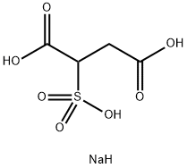 sulphosuccinic acid, sodium salt  Struktur