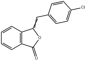 4-CHLOROBENZYLIDENE PHTHALIDE Structure