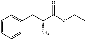 (R)-α-アミノベンゼンプロパン酸エチル 化学構造式