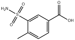 4-メチル-3-スルファモイル安息香酸 化学構造式