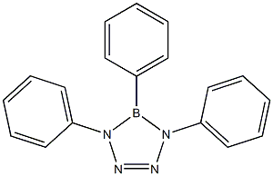 1,4,5-Triphenyl-4,5-dihydro-1H-tetrazaborole Struktur