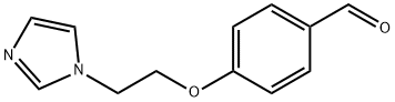 4-[2-(1H-イミダゾール-1-イル)エトキシ]ベンズアルデヒド HYDROCHLORIDE 化学構造式
