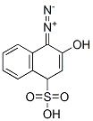 1-Diazo-2-naphthol-4-sulfonic acid 结构式