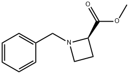 (R)-1-苄基-氮杂环丁烷-2-甲酸甲酯, 205443-23-8, 结构式