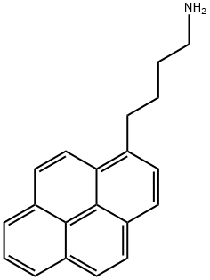 4-(ピレン-1-イル)ブチルアミン 化学構造式