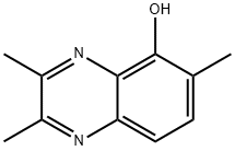 5-Quinoxalinol,2,3,6-trimethyl-(9CI) 化学構造式