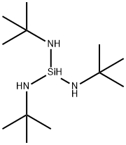 N,N',N''-TRI-TERT-BUTYLSILANETRIAMINE Struktur