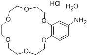 4-アミノベンゾ-18-クラウン-6 1.5水和物塩酸塩 化学構造式