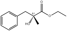 ETHYL (R)-2-HYDROXY-2-METHYLBENZENEPROPANOATE Structure