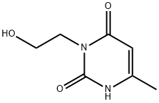 3-(2-羟基乙基)-6-甲基尿嘧啶, 20551-25-1, 结构式