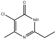 5-Chloro-2-ethyl-6-methyl-4(3H)-pyrimidone 结构式