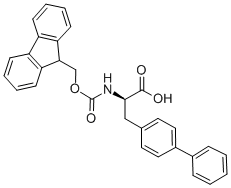 FMOC-D-4,4'-ビフェニルアラニン 化学構造式