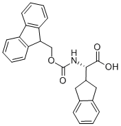 N-芴甲氧羰基-L-2-茚满甘氨酸,205526-39-2,结构式