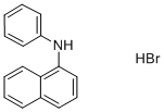 N-PHENYL-1-NAPHTHYLAMINE HYDROBROMIDE Struktur