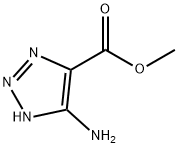 Methyl 4-amino-2H-1,2,3-triazole-5-carboxylate 结构式