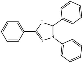 2,3-Dihydro-2,3,5-triphenyl-1,3,4-oxadiazole 结构式