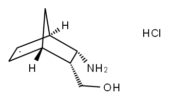 3-ENDO-HYDROXYMETHYLBICYCLO[2.2.1!HEPT-5-ENYL-2-ENDO-AMINE, HYDROCHLORIDE, 97 Struktur