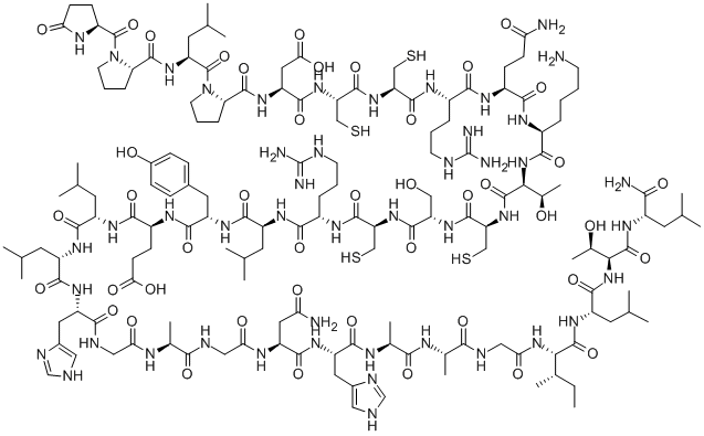 Orexin A (bovine, human, mouse, rat) Structure