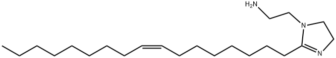(Z)-2-(8-heptadecenyl)-4,5-dihydro-1H-imidazole-1-ethylamine Struktur