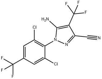 フィプロニルデスルフィニル 化学構造式