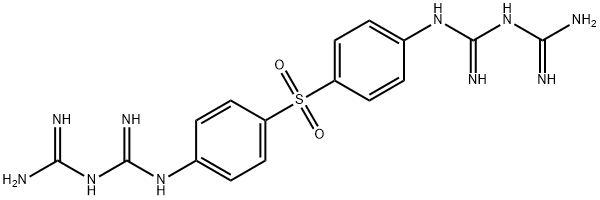 1,1'-[Sulfonylbis(4,1-phenylene)]bisbiguanide 结构式