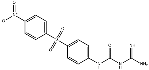 1-Amidino-3-[4-[(4-nitrophenyl)sulfonyl]phenyl]urea Structure