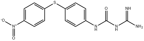 1-Amidino-3-[4-[(4-nitrophenyl)thio]phenyl]urea Structure