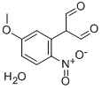 2-(5-メトキシ-2-ニトロフェニル)マロンジアルデヒド一水和物 化学構造式