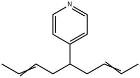 4-(1-BUTENYL PENTENYL) PYRIDINE Structure