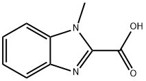 1-METHYL-1H-BENZIMIDAZOLE-2-CARBOXYLIC ACID Structure