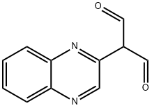 2-(喹喔啉-2-基)丙二醛, 205744-84-9, 结构式