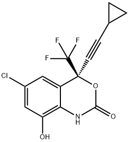 RAC 8-HYDROXY EFAVIRENZ 化学構造式