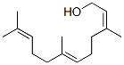 DL-2,3-Dihydro-6-trans-farnesol 结构式