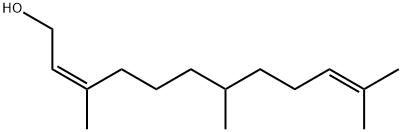 (Z)-3,7,11-Trimethyl-2,10-dodecadien-1-ol Structure