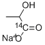 DL-LACTIC ACID-14C SODIUM SALT Structure