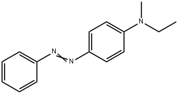 N-エチル-N-メチル-4-(フェニルアゾ)ベンゼンアミン 化学構造式
