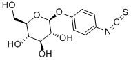 BETA-D-GLUCOPYRANOSYLPHENYL ISOTHIOCYANATE Struktur